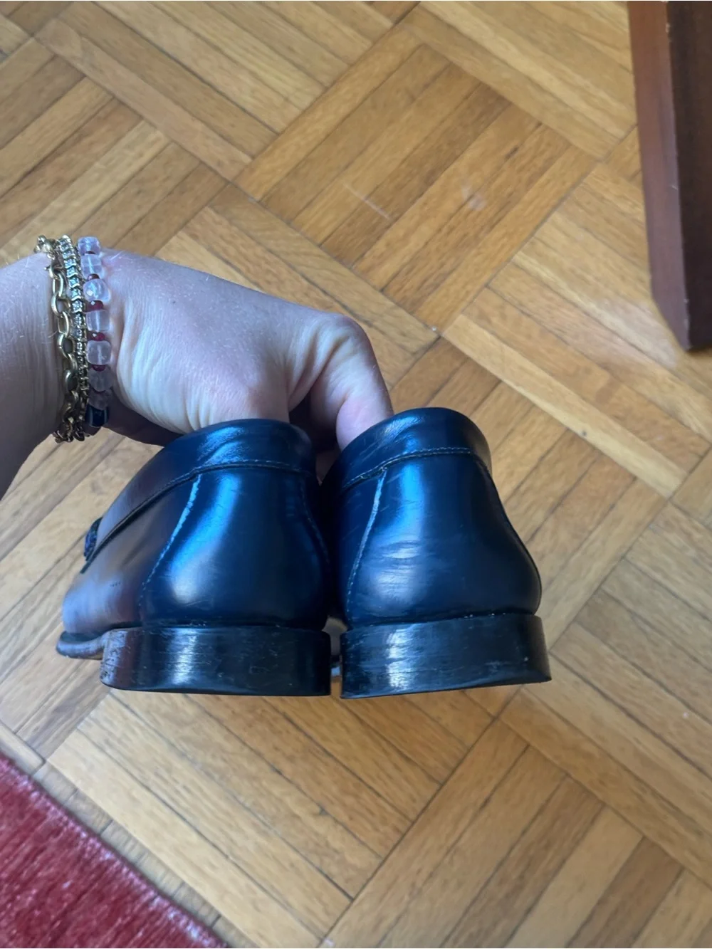 G.H Bass Weejuns Whitney Penny Loafer - Navy Leather